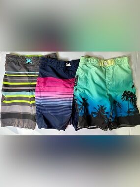 Lot of 3 Boys Swim Shorts Old Navy & Cat & Jack